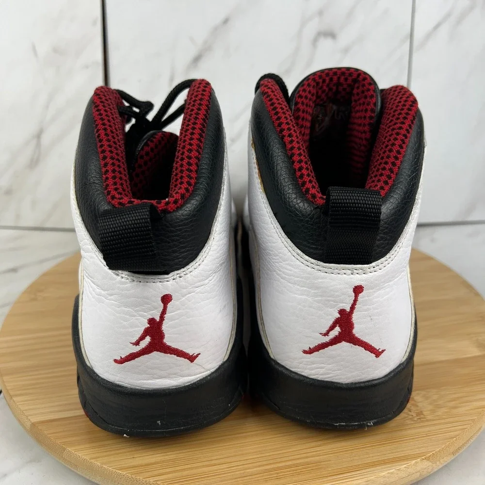 Nike Air Jordan 10 Retro Chicago 2012 Mens Size 12.5 White Sneakers 310805-100